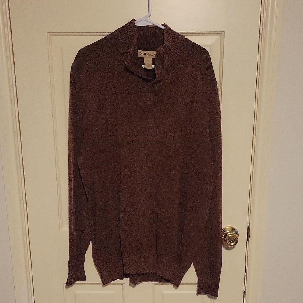 Ruff Hewn Men's Sweater in Rich Brown